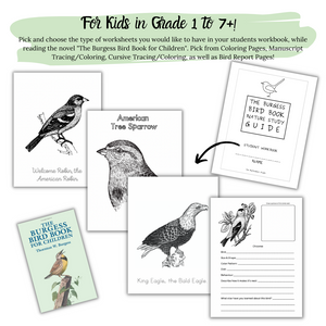 The Burgess Bird Book Nature Study Guide
