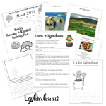 Load image into Gallery viewer, March&#39;s Pancakes and Rainbows Learning Pack with Read, Paint, Cook Activity Calendar - 2nd Edition!
