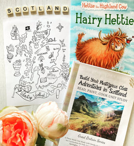 Adventures in Scotland - 3 Week Unit Study Bundle - Great Britain Series