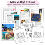 Load image into Gallery viewer, June&#39;s Reefs &amp; Rainforests Learning Pack

