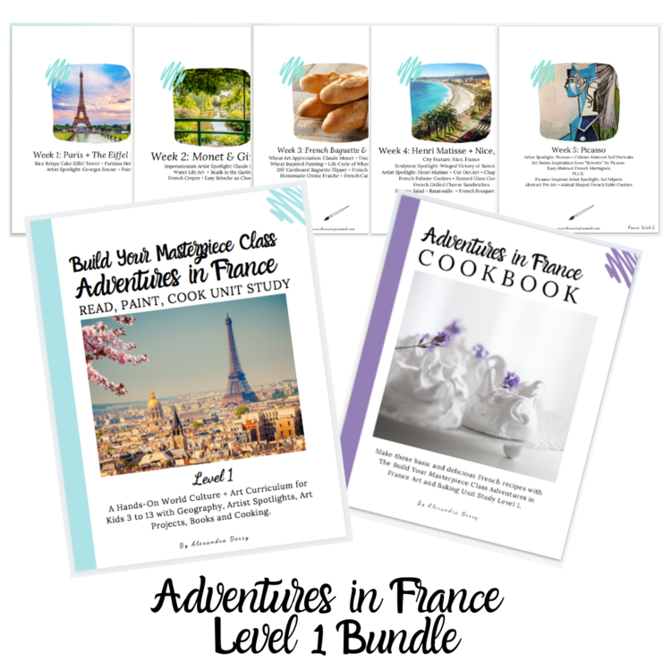 Adventures in France Level 1 Bundle + Cookbook