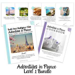 Adventures in France Level 1 Bundle + Cookbook