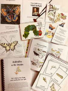 Butterflies in the Garden Art + Baking Unit Study with Swallowtail Life Cycle + Artist Spotlight of Maria Sibylla Merian