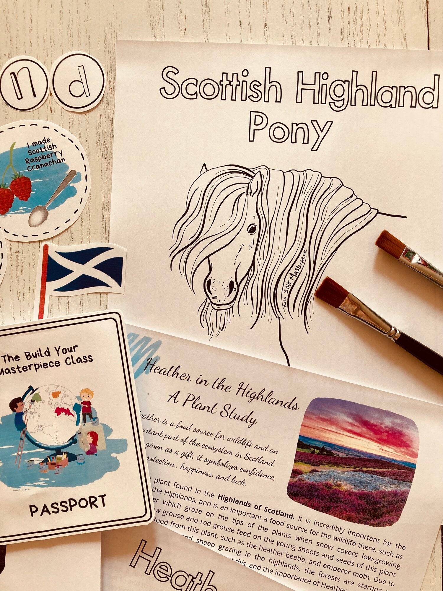 Adventures in Scotland - 3 Week Unit Study Bundle - Great Britain Series