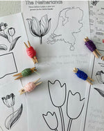 Load image into Gallery viewer, May&#39;s Tulips &amp; Taffy Learning Pack with Read, Paint, Cook Activity Calendar
