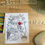 Load image into Gallery viewer, Adventures in Italy Week 1: Pizza + Map + Flag
