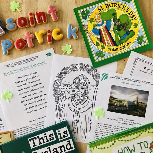 Adventures in Ireland Week 2: Saint Patrick + Shamrock + Apple Skillet Cake