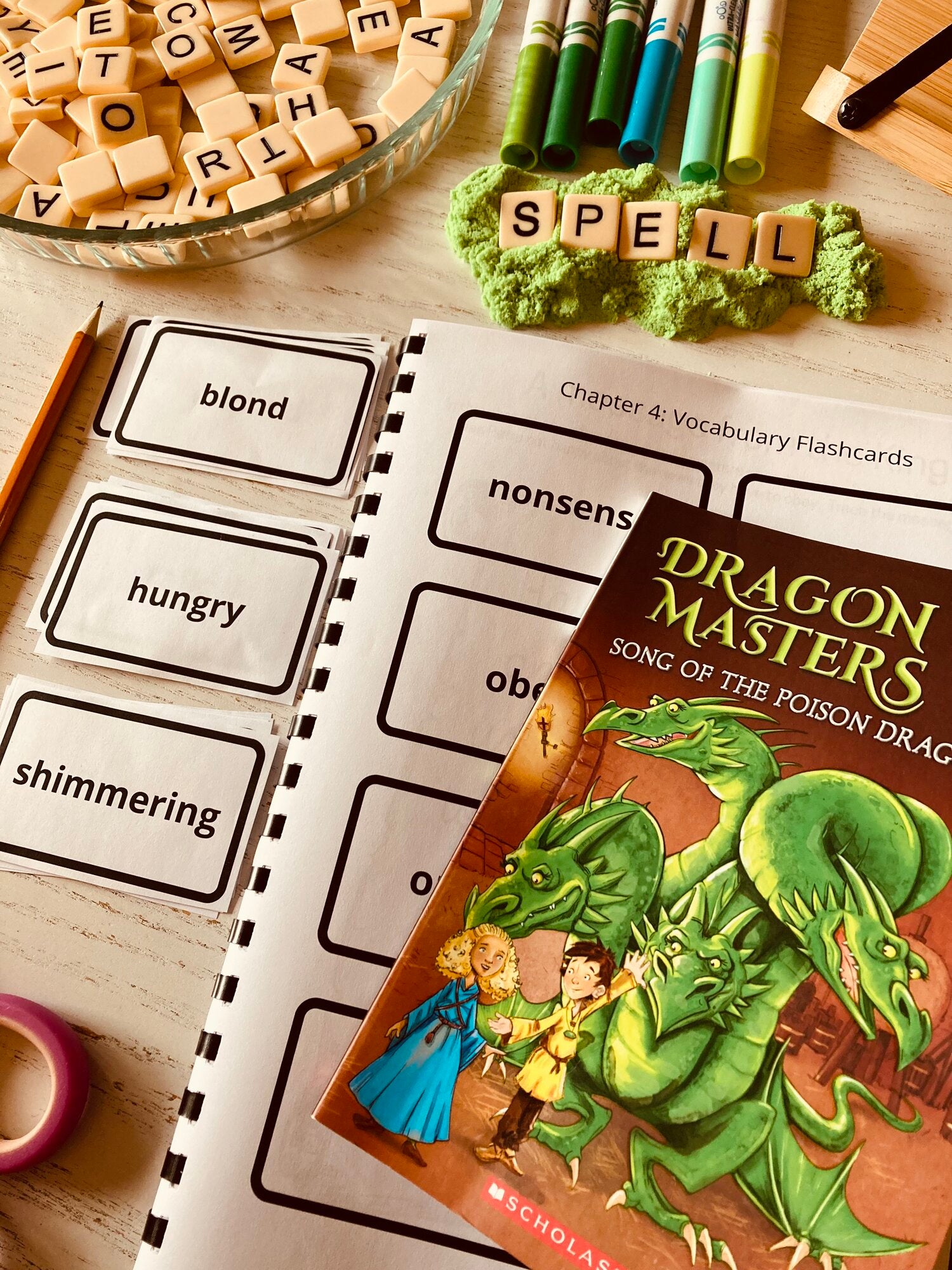 The Dragon Masters Novel Study Guide: Book 5 "Song of the Poison Dragon"