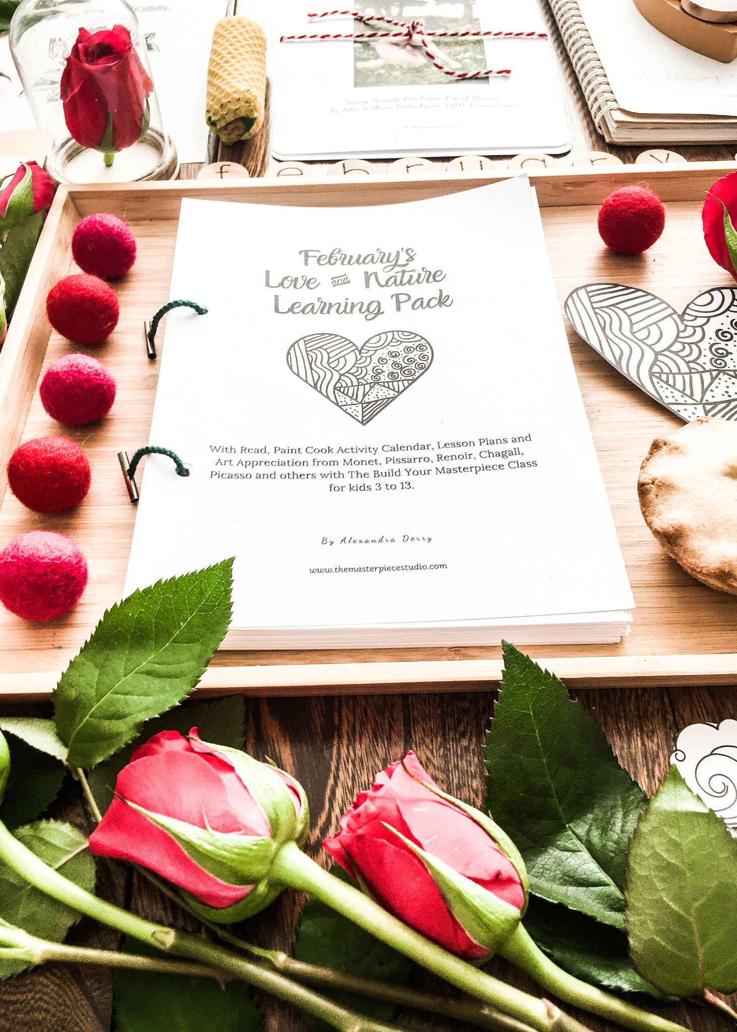 February’s Love and Nature Learning Pack with Read, Paint, Cook Activity Calendar - 2nd Edition