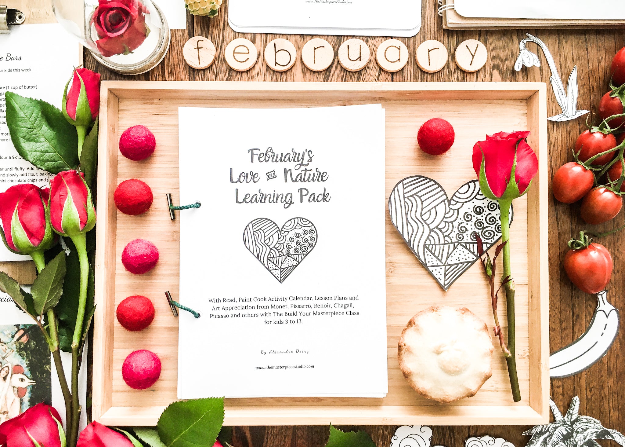 February’s Love and Nature Learning Pack with Read, Paint, Cook Activity Calendar - 2nd Edition