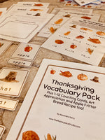 Load image into Gallery viewer, Thanksgiving Vocabulary Pack
