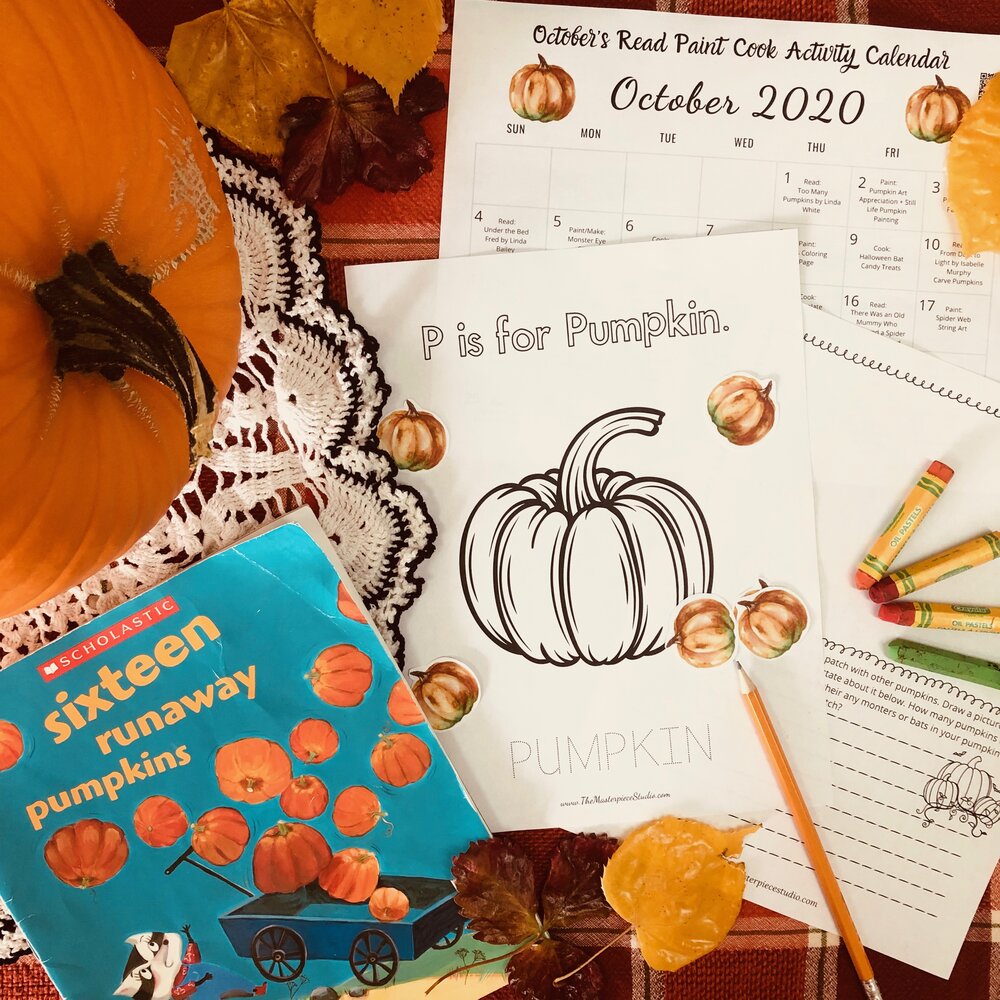 Autumn and Halloween Learning Pack with Activity Calendar + Lesson Plans