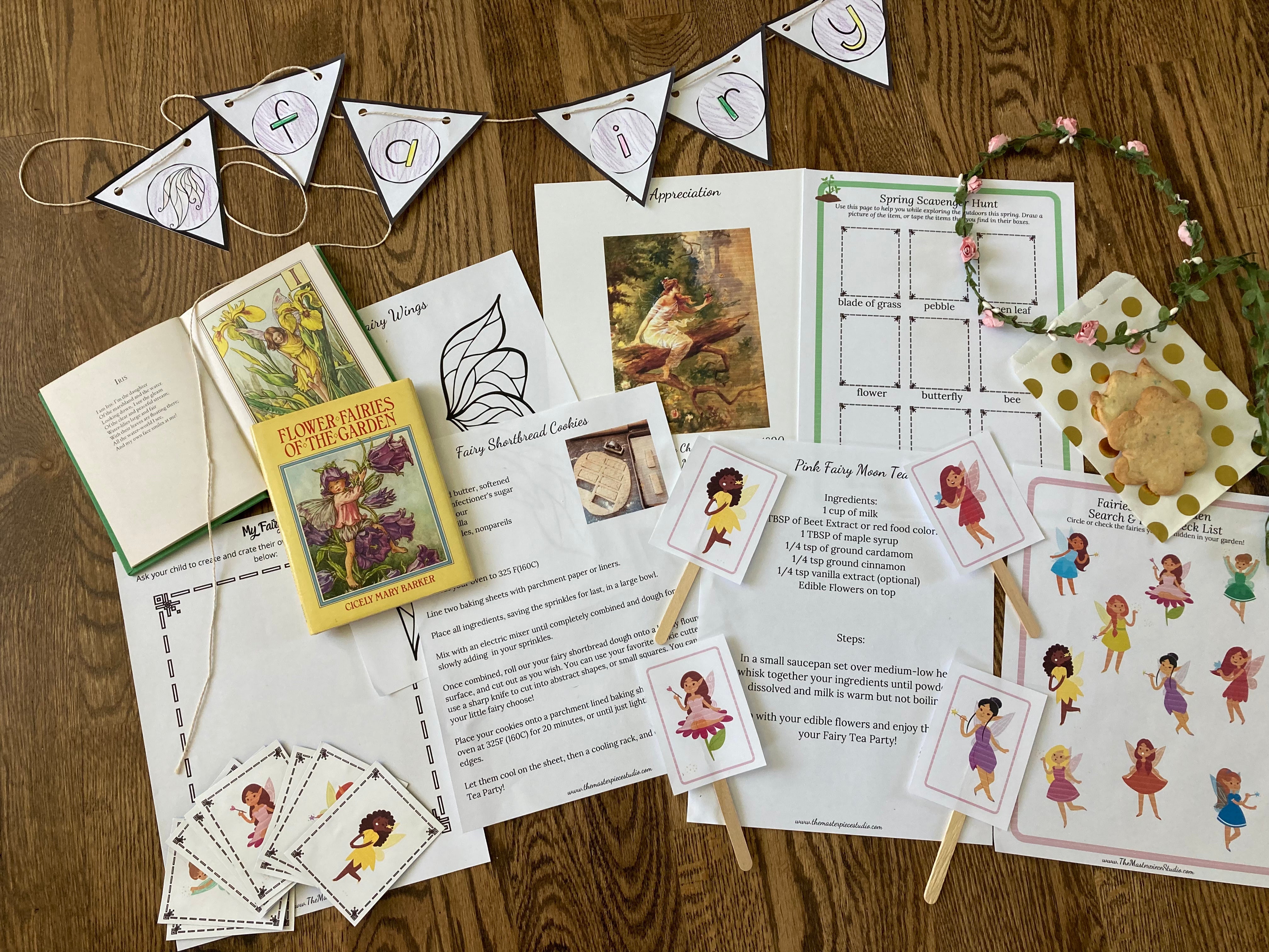 Fairies in the Garden Learning Pack and Tea Time Guide