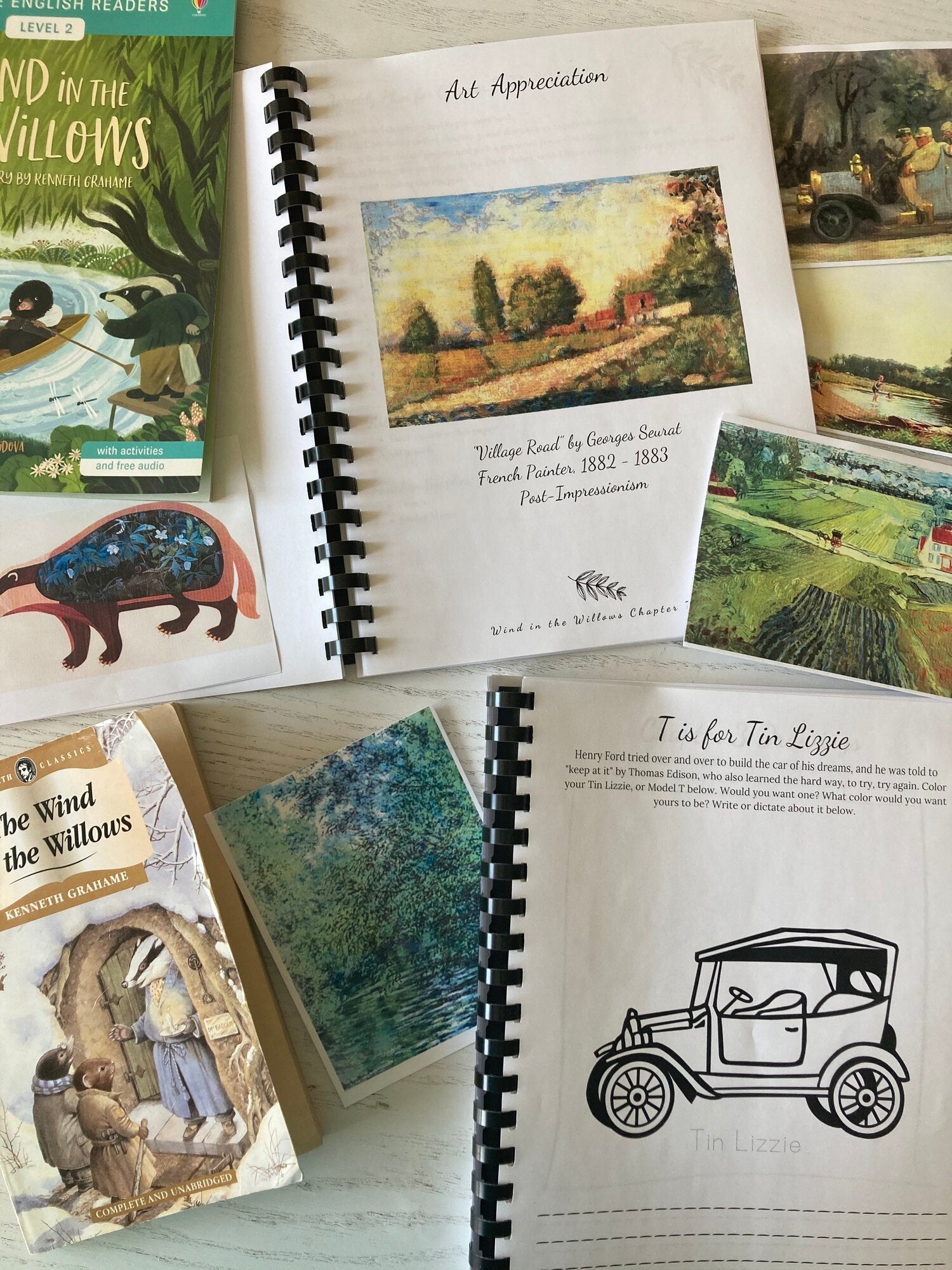 The Wind in the Willows Art + Baking Unit Study