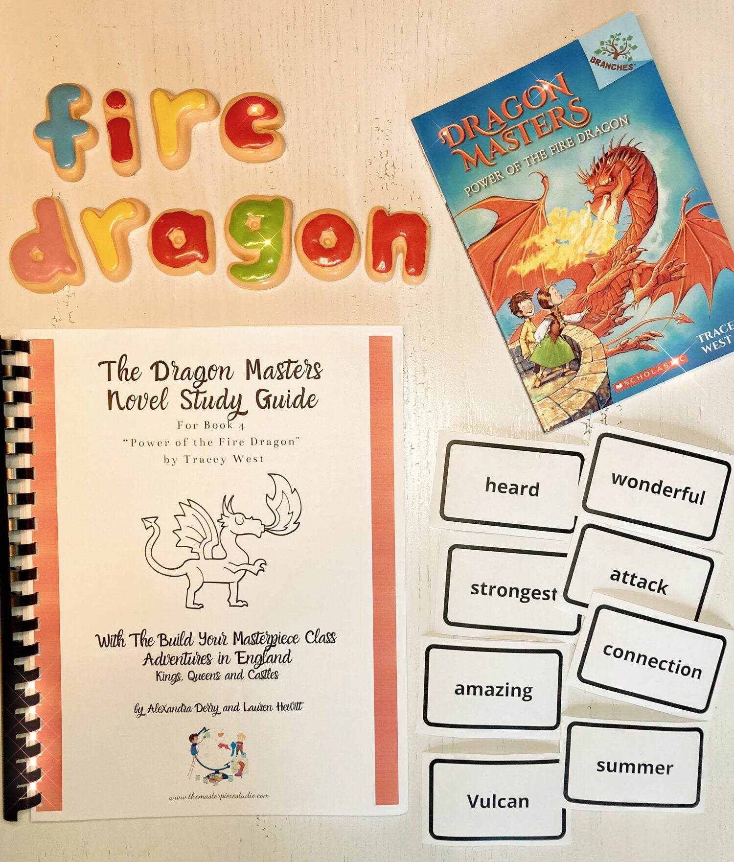 The Dragon Masters Novel Study Guide: Book 4 "Power of the Fire Dragon"