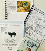 Load image into Gallery viewer, Charlotte&#39;s Web Art &amp; Baking Unit Study + BONUS Life Cycles of a Pig &amp; Spider!
