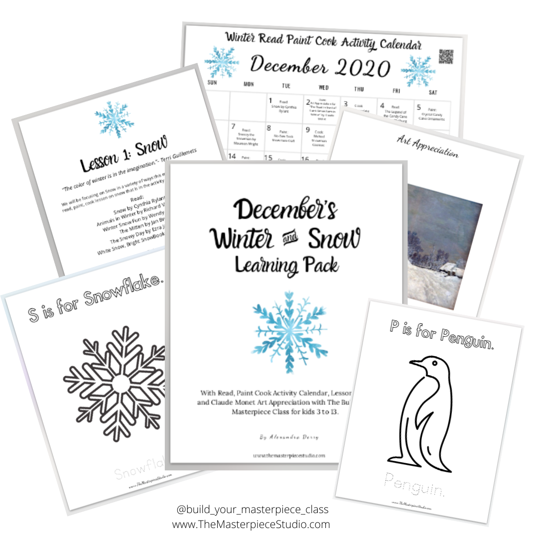 December’s Winter and Snow Learning Pack with Read, Paint, Cook Activity Calendar - 2nd Edition
